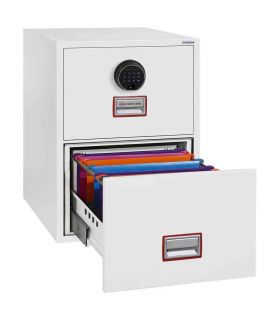 Phoenix FS2272F Fingerprint 2-Drawer 120 mins Fire Filing Cabinet