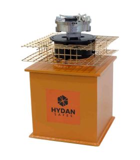 Hydan Aston Size 2 £17,500 Rated 12" Round Door Floor Safe - door open