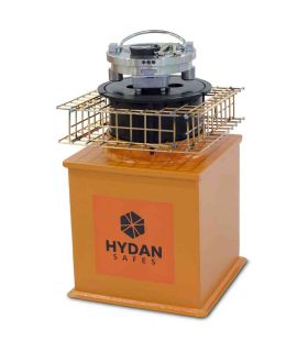Hydan Cobalt Size 1 £10,000 Insurance Rated 9" Round Door Floor Safe - door open