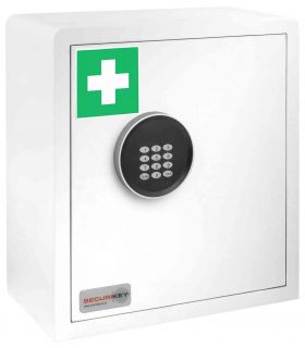 Securikey MC180D-ZE Drug & First Aid Electronic Wall Safe