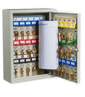 KeySecure KS30 Key Storage Wall Fixed Cabinet 30 Keys open