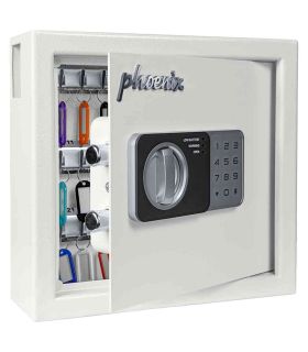 Phoenix Cygnus 30 hook Electronic Key Deposit Safe - open