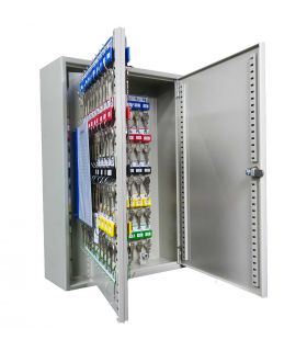 Key Storage Wall Fixed Cabinet for 150 Keys - KeySecure KS150 open