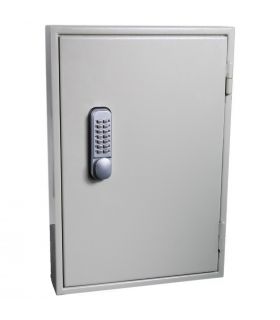 Keysecure KSE100D-MD Extra Deep Push Button Secure Key Cabinet 100 Keys - closed