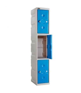 Probe UltraBox 3 Door Plastic Locker blue