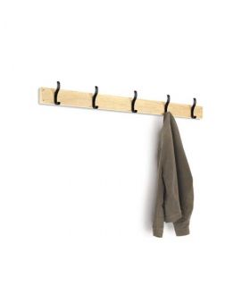 Probe Beech Wall Coat Hook Strip Type A in three lengths