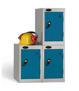 Probe 1 Door Quarto Key Locking Modular Storage Locker blue