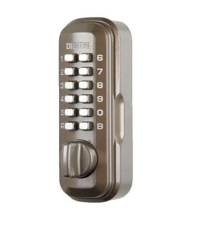Lockey LKS200B Brown Push Button Key Safe for 1-2 keys