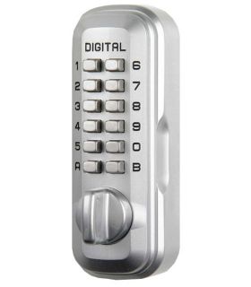 Lockey Digital Spare Door Key Safe - Satin Chrome