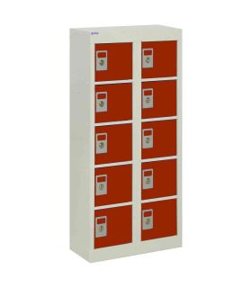 Probe HAZ-A Hazardous High Double Door Steel Cabinet - doors open