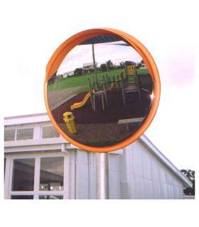 Securikey M16066C Stainless Steel Blindspot Mirror 600mm fiited to a post
