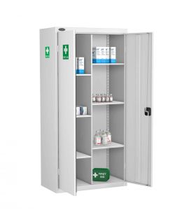 Probe MED-S 8 Compartment Steel Medical Storage Cabinet
