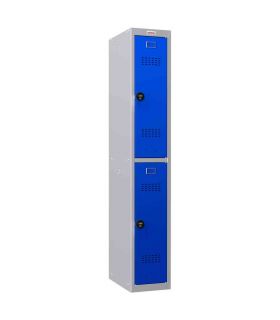 Next Day Delivery Locker | Phoenix PL 500D 2 Door Combination Lock - Blue