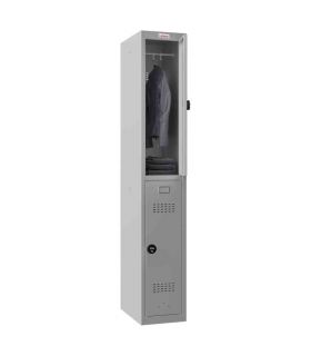 Next Day Delivery Locker | Phoenix PL 300D 2 Door Combination Lock - RED - FRONT VIEW