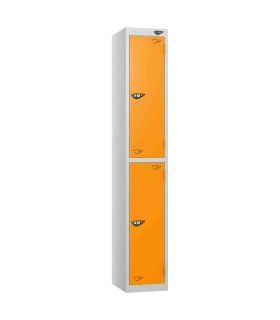 Probe UltraBox 4 Door Plastic Locker grey doors with optional sloping top