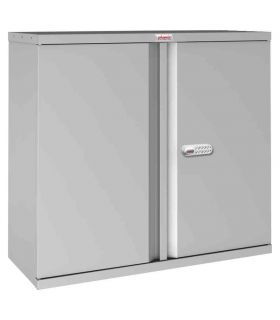 Phoenix SCL0891GGE 2 Door Grey Electronic Steel Storage Cupboard