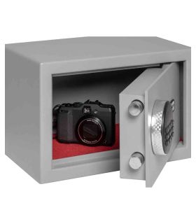 Securikey SFMV0K-S Mini Vault Silver Key Lock Security Safe - door open
