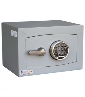 Digital Electronic Security Safe - Securikey Mini Vault Silver 0E - door closed