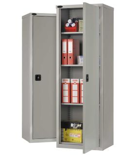 Probe SLC702418 Industrial Slim Steel Cabinet 610x460 - All Silver Grey