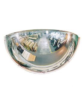 Plexiglass 1/2 Dome Convex Wall Safety Mirror - Vialux 100cm