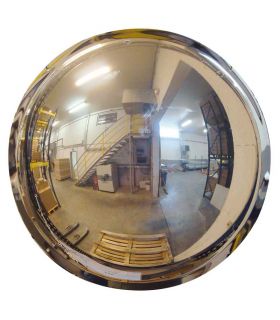 Vialux 56-114 Unbreakable 4 Way Convex Wall Mirror 1140mm