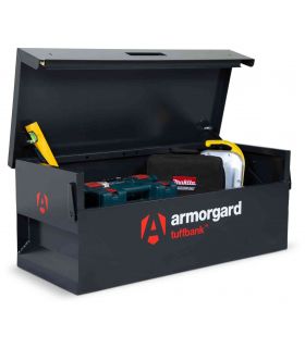 Armorgard Tuffbank TB6 Security Tested Truck Tool Storage Box - in use