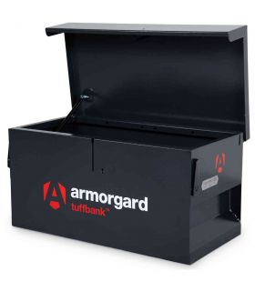 Armorgard Tuffbank Security Van Box TB1 - 920mm wide - open