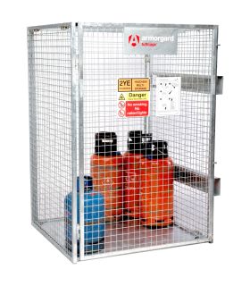 Tuffcage Collapsible Gas Bottle Cage - closed