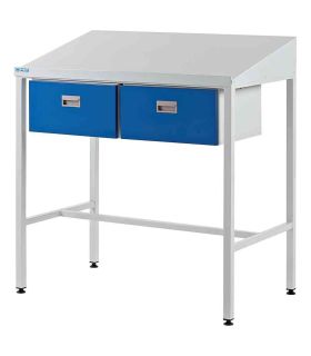 Bedford 88BDU1 Welded 2 Drawer Steel Sloping Top Desk Cabinet 