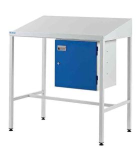 Bedford 88BDU1 Welded 2 Drawer Steel Sloping Top Desk Cabinet 