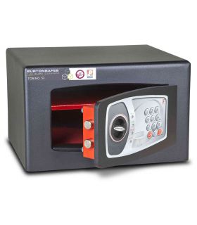£4000 Cash Digital Security Safe - Burton Torino NMT/3P - door ajar