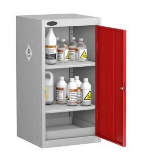 Probe TOX-E Toxic Substance Small Steel Storage Cabinet - door open