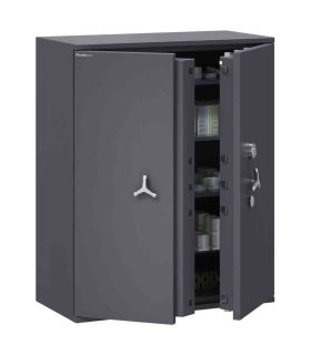 Chubbsafes Trident EX 600 Grade 5 High Security Fire Safe Door ajar