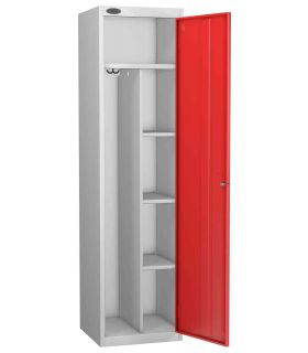 Probe Uniform Combination Locking Locker 1780x460x460mm red door open