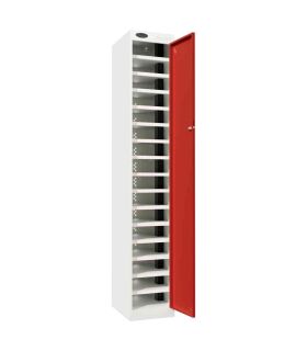 Probe LAPBOX 15 Laptops 15 Doors Charging Key Locking Locker - red