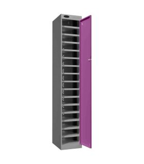 Probe LAPBOX 15 Laptops 15 Doors Charging Key Locking Locker - red