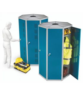 Probe Space Saving 7 Compartment Locker Pod