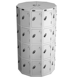 Probe Space Saving 44 Compartment Locker Pod 