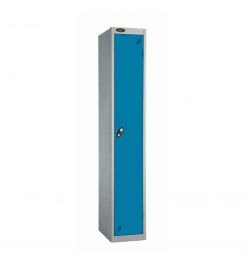  Probe 1 Door High Steel Storage Locker Key Locking blue