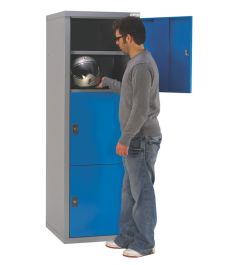 Bedford 18766 Heavy Duty Steel 3 Compartment Cabinet 1780x600x600