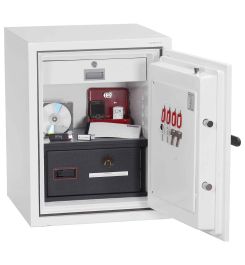 Phoenix DataCombi DS2501E Digital 90min Fire Paper Data Safe - interior view