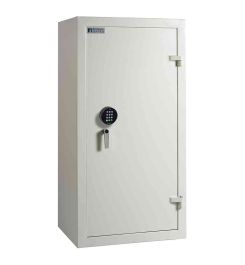 Dudley Multi Purpose Large Key Locking Security Storage Cabinet Size 4 - door ajar