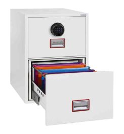 Phoenix FS2272F Fingerprint 2-Drawer 120 mins Fire Filing Cabinet
