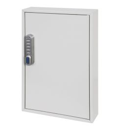 Phoenix KC0502E slightly open inside cabinet is an adjustable hook bars, key tags, key rings, and removable control indexes 