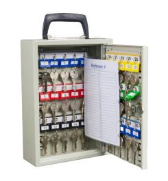 Keysecure KS30M Mobile Key Storage cabinet for 30 keys open door