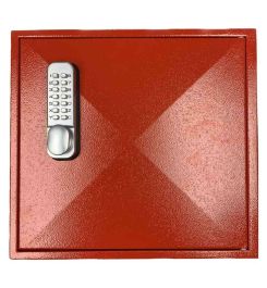 KeySecure DWC  Digital Push Button Fire Document Wall Cabinet - RED