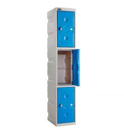 Probe UltraBox 3 Door Plastic Locker blue