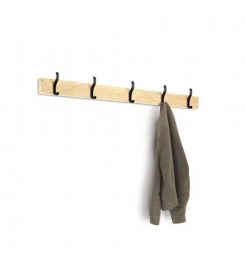 Probe Beech Wall Coat Hook Strip Type A in three lengths