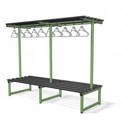  Probe Type G Double Bench with Hanging Rail Black