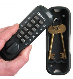 Lockey Digital Spare Door Key Safe - Dark Green